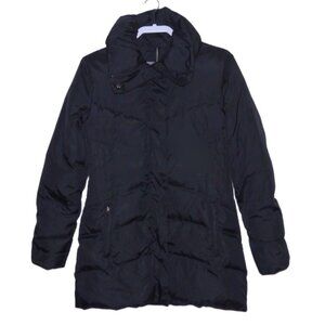 MARC New York Andrew Marc black mid length down puffer coat Women's size M